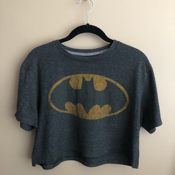 Cropped Batman Tee - Picture 2 of 3